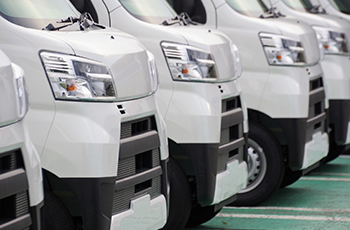 業務用車両がなくてもスタートできる!